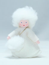 Handmade Snow Princess Doll by Ambrosius – Eco-Friendly Wool Felt Waldorf Toy from Eco Flower Fairies LLC