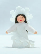 Handmade Snowflake Fairy Doll by Ambrosius – Eco-Friendly Wool Felt Waldorf Toy from Eco Flower Fairies LLC
