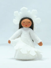 Handmade Snowflake Fairy Doll by Ambrosius – Eco-Friendly Wool Felt Waldorf Toy from Eco Flower Fairies LLC