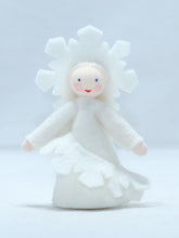 Handmade Snowflake Fairy Doll by Ambrosius – Eco-Friendly Wool Felt Waldorf Toy from Eco Flower Fairies LLC