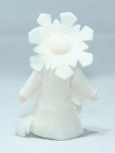 Snowflake Fairy Doll – 2.5" Handmade Felt Waldorf Decoration by Ambrosius
