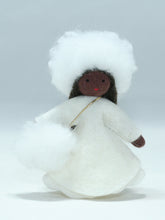 Handmade Snow Princess Doll by Ambrosius – Eco-Friendly Wool Felt Waldorf Toy from Eco Flower Fairies LLC