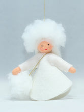 Handmade Snow Princess Doll by Ambrosius – Eco-Friendly Wool Felt Waldorf Toy from Eco Flower Fairies LLC