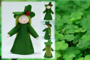 Clover Fairy | Waldorf Doll Shop | Eco Flower Fairies | Handmade by Ambrosius