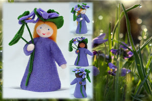 Sweet Violet Fairy | Waldorf Doll Shop | Eco Flower Fairies | Handmade by Ambrosius