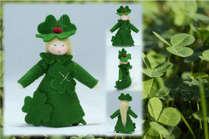 Clover Princess | Waldorf Doll Shop | Eco Flower Fairies | Handmade by Ambrosius