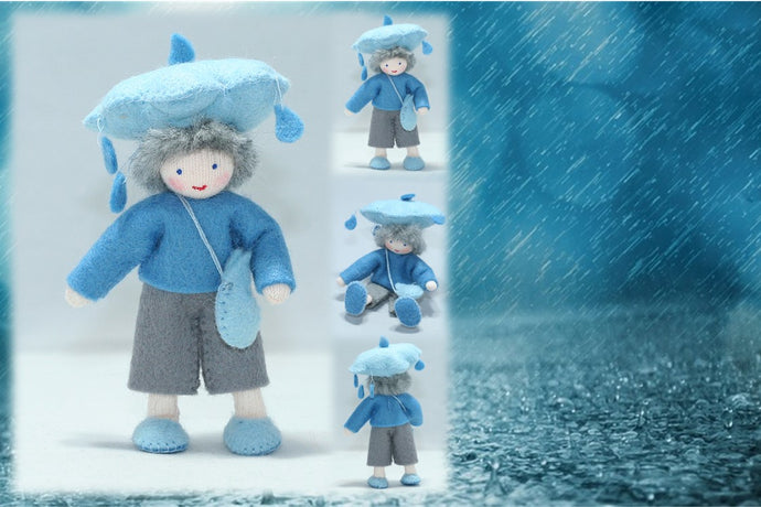 Rain Child | Waldorf Doll Shop | Eco Flower Fairies | Handmade by Ambrosius