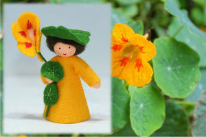 Nasturtium Prince | Waldorf Doll Shop | Eco Flower Fairies | Handmade by Ambrosius