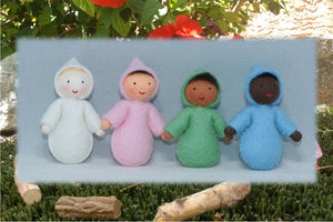 Baby Doll with Swaddle Sack | Waldorf Doll Shop | Eco Flower Fairies | Handmade by Ambrosius