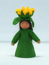 Handmade Sunflower Fairy Doll by Ambrosius – Eco-Friendly Wool Felt Waldorf Toy from Eco Flower Fairies LLC