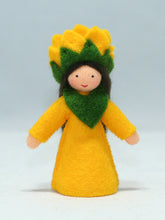Handmade Sunflower Fairy Doll by Ambrosius – Eco-Friendly Wool Felt Waldorf Toy from Eco Flower Fairies LLC