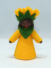 Handmade Sunflower Fairy Doll by Ambrosius – Eco-Friendly Wool Felt Waldorf Toy from Eco Flower Fairies LLC