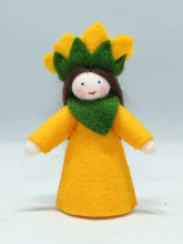 Handmade Sunflower Fairy Doll by Ambrosius – Eco-Friendly Wool Felt Waldorf Toy from Eco Flower Fairies LLC