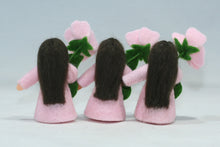 Sweet Briar Fairy Doll – 2.5" Handmade Felt Waldorf Decoration by Ambrosius