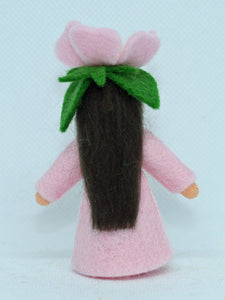 Sweet Briar Fairy Doll – 2.5" Handmade Felt Waldorf Decoration by Ambrosius