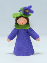Handmade Sweet Violet Doll by Ambrosius – Eco-Friendly Wool Felt Waldorf Toy from Eco Flower Fairies LLC