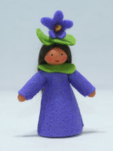 Handmade Sweet Violet Doll by Ambrosius – Eco-Friendly Wool Felt Waldorf Toy from Eco Flower Fairies LLC