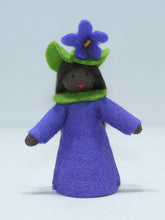 Handmade Sweet Violet Doll by Ambrosius – Eco-Friendly Wool Felt Waldorf Toy from Eco Flower Fairies LLC