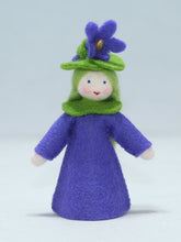 Handmade Sweet Violet Doll by Ambrosius – Eco-Friendly Wool Felt Waldorf Toy from Eco Flower Fairies LLC