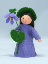 Handmade Sweet Violet Doll by Ambrosius – Eco-Friendly Wool Felt Waldorf Toy from Eco Flower Fairies LLC