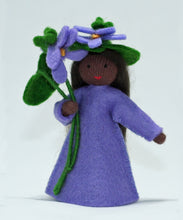 Handmade Sweet Violet Doll by Ambrosius – Eco-Friendly Wool Felt Waldorf Toy from Eco Flower Fairies LLC