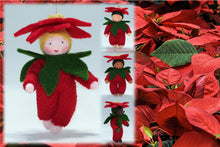 Poinsettia Baby | Waldorf Doll Shop | Eco Flower Fairies | Handmade by Ambrosius