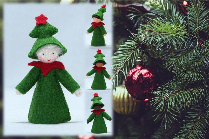 Christmas Tree Prince | Waldorf Doll Shop | Eco Flower Fairies | Handmade by Ambrosius