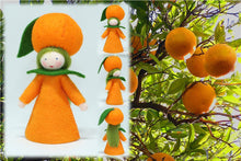 Orange Fairy | Waldorf Doll Shop | Eco Flower Fairies | Handmade by Ambrosius