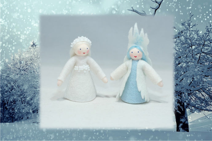Winter Princess | Waldorf Doll Shop | Eco Flower Fairies | Handmade by Ambrosius