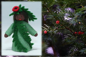 Yew Tree Fairy | Waldorf Doll Shop | Eco Flower Fairies | Handmade by Ambrosius