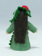 Yew Tree Fairy Doll – 2.5" Handmade Felt Waldorf Decoration by Ambrosius